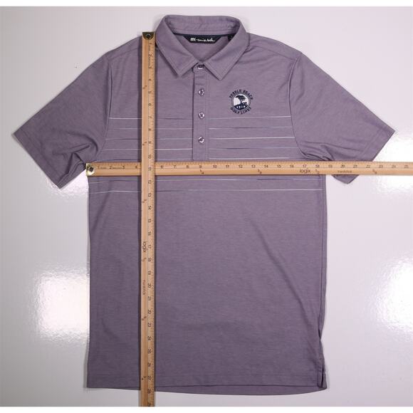 Travis Mathew Pebble Beach Golf Links Performance Polo Shirt Men's Small - Picture 5 of 9